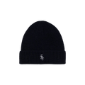 Sporty & Rich Logo Embroidered Ribbed Knit Beanie 'Navy'