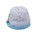 Marni Dip Dyed Poplin Stripe Hat 'Blue'