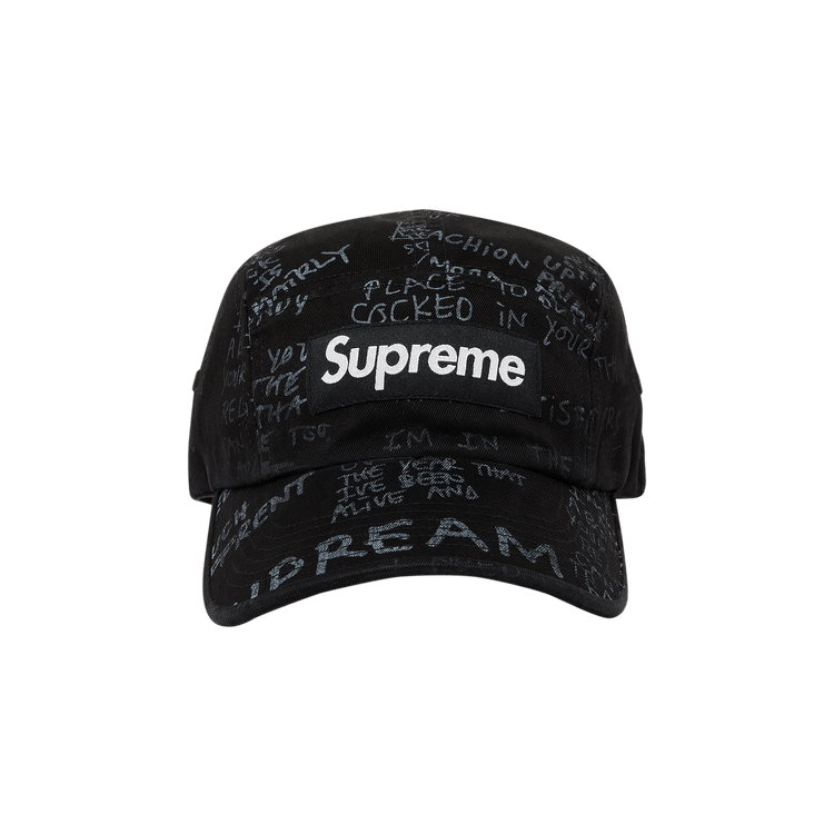 Supreme Gonz Poems Camp Cap 'Black'