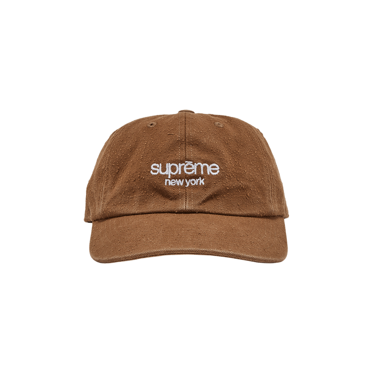 Supreme Classic Logo 6-Panel 'Olive Brown'