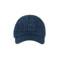 Miu Miu Denim Baseball cap 'Navy'