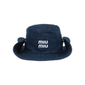 Miu Miu Denim Hat 'Blue/White'