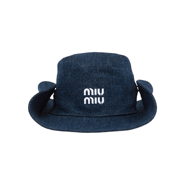 Miu Miu Denim Hat 'Blue/White'