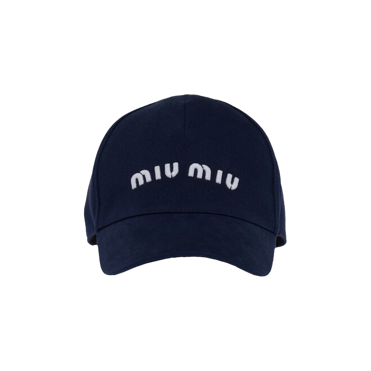 Miu Miu Drill Baseball Cap 'Blue/White'