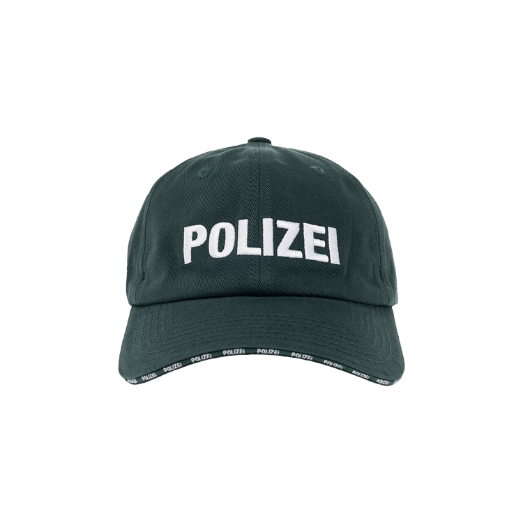 Vetements Polizei Embroidered Baseball Cap 'Forest Green'