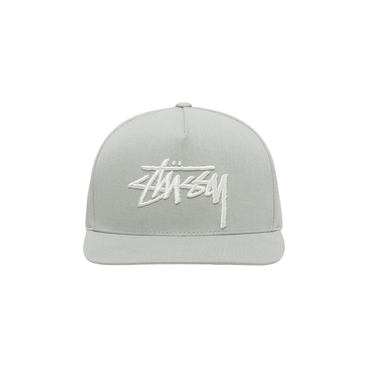 Stussy Big Stock Point Crown Cap 'Grey'