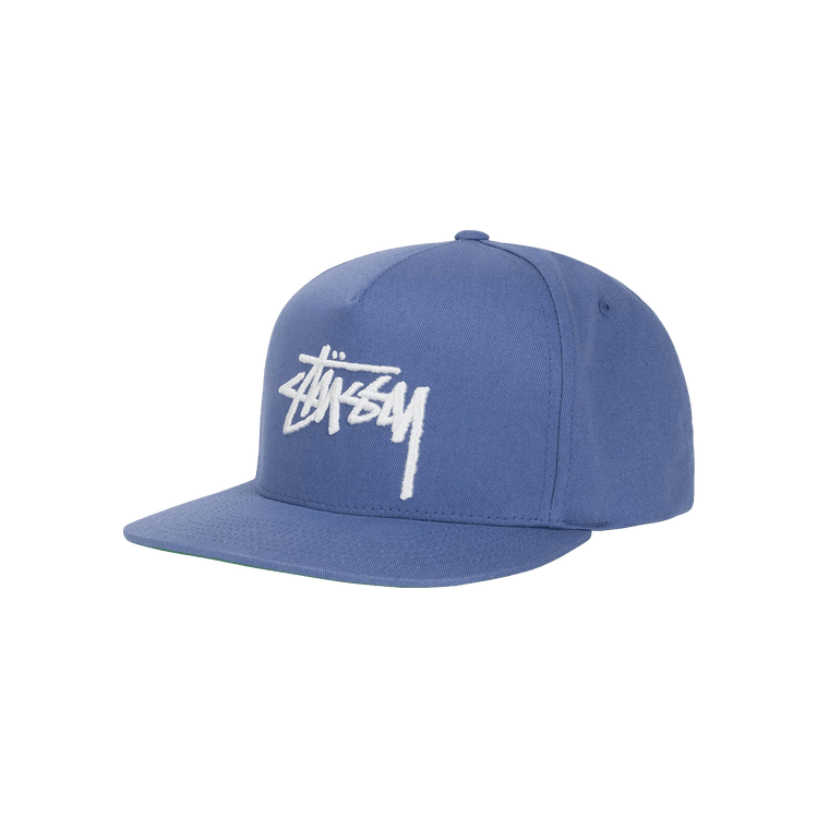 Stussy Big Stock Point Crown Cap 'Light Royal'