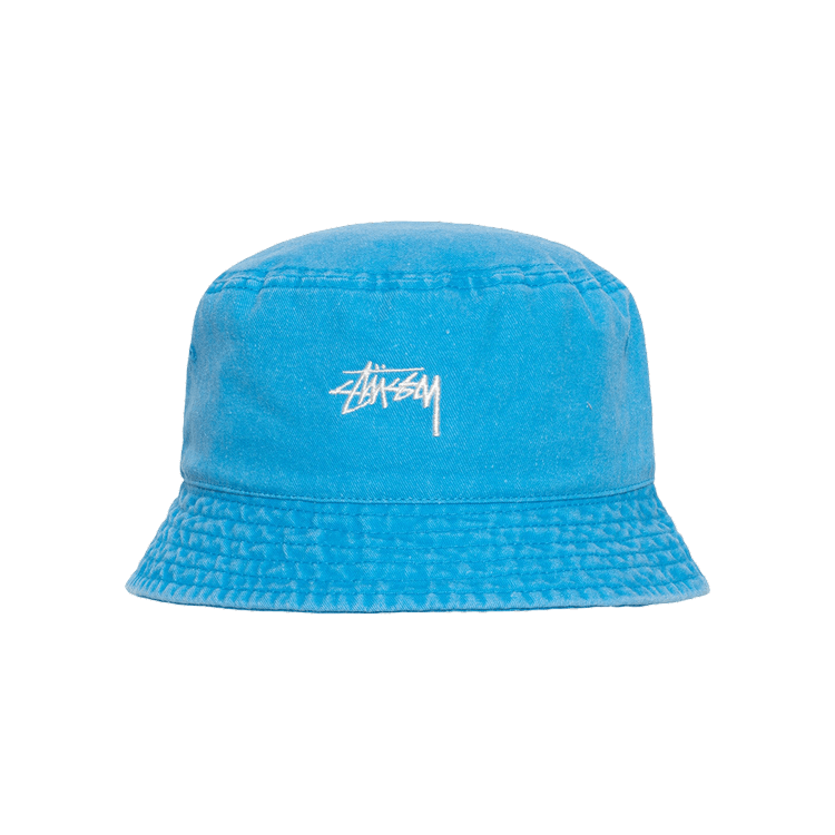 Stussy Washed Stock Bucket Hat 'Ocean'