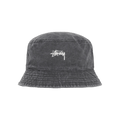 Stussy Washed Stock Bucket Hat 'Black'