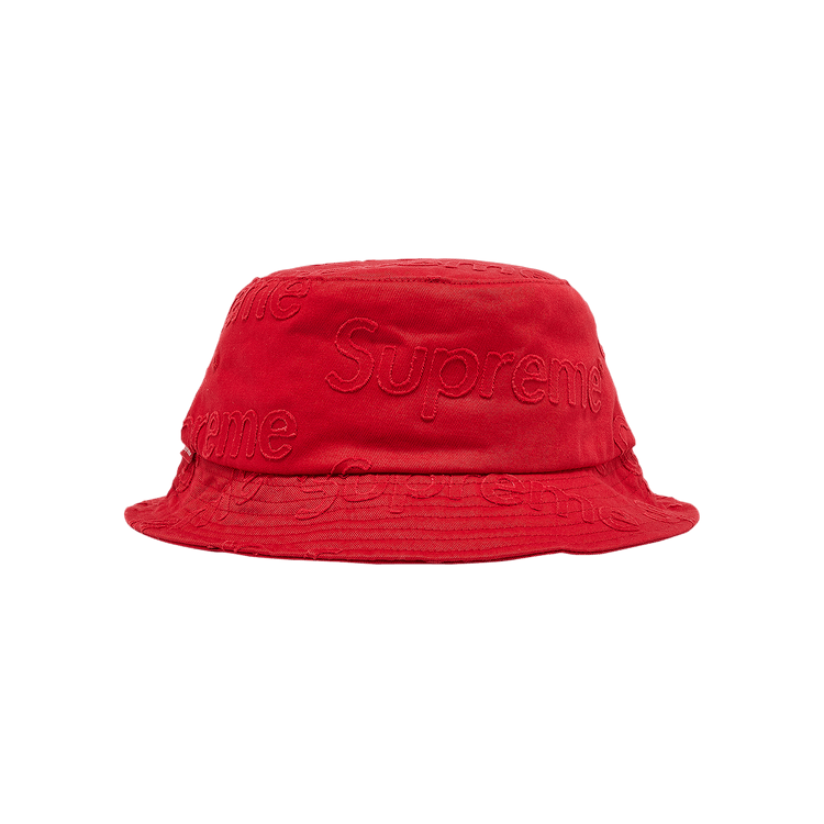 Supreme Lasered Twill Crusher 'Red'