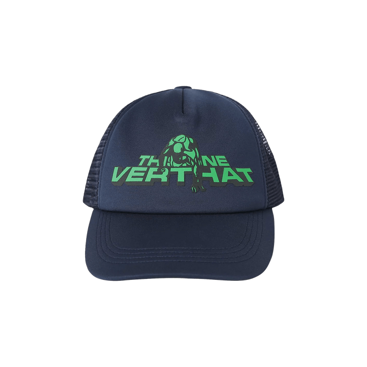 thisisneverthat First Man Title Mesh Trucker Cap 'Navy'