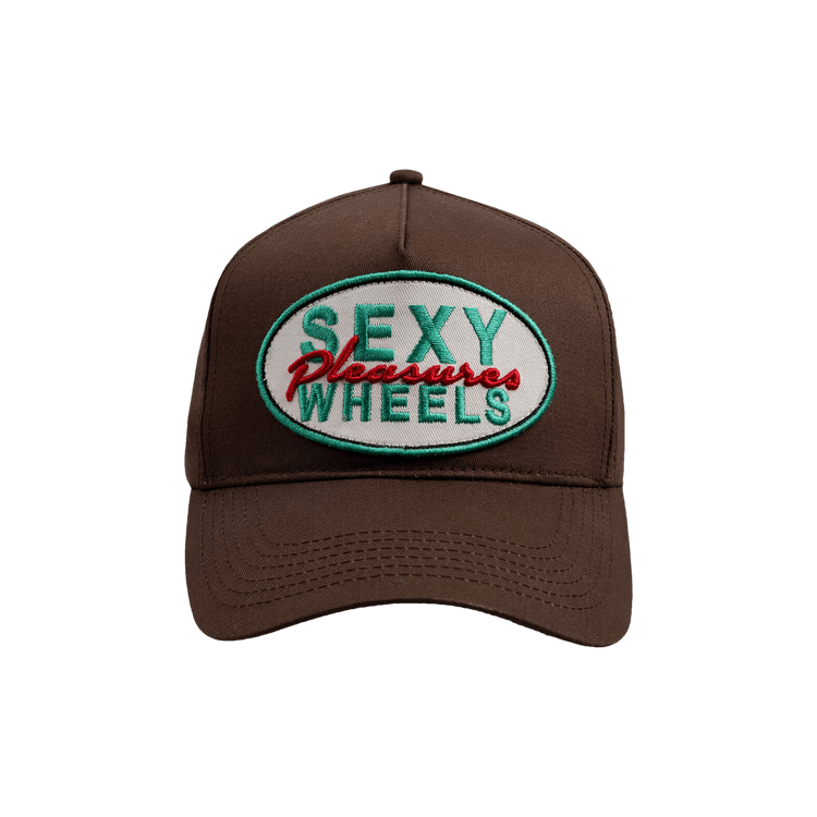 Pleasures Wheels Snapback Hat 'Brown'