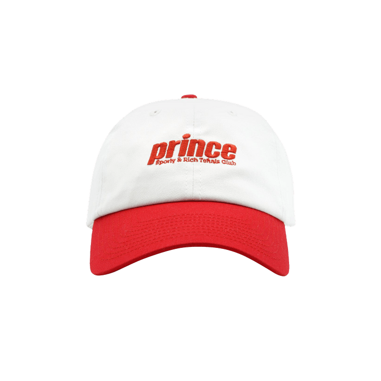 Sporty & Rich x Prince Sporty Hat 'White/Red'
