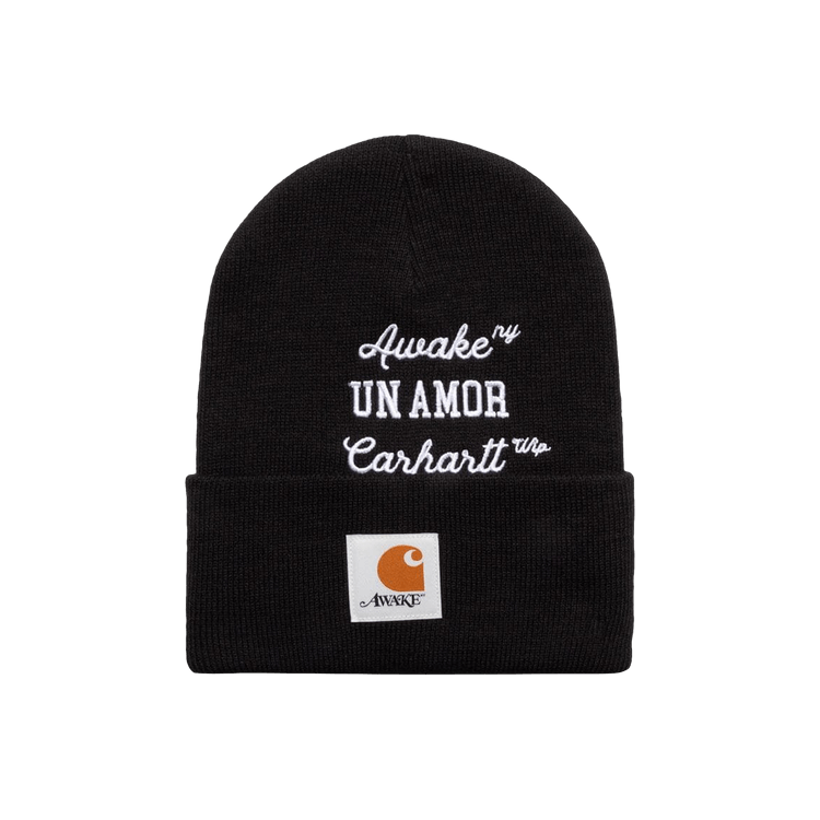 Awake NY x Carhartt WIP Un Amor Beanie 'Black'