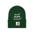 Awake NY x Carhartt WIP Un Amor Beanie 'Dark Green'