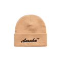 Awake NY Script Logo Beanie 'Latte'