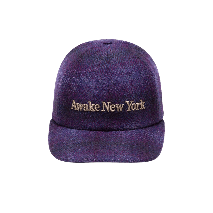 Awake NY Harris Tweed 6-Panel Hat 'Purple/Multicolor'