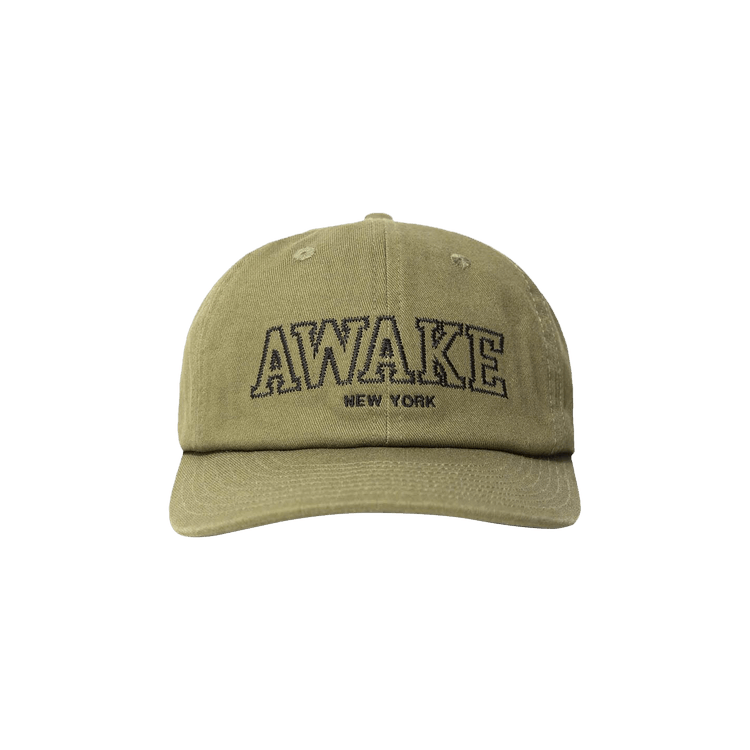Awake NY Logo 6-Panel Hat 'Olive'