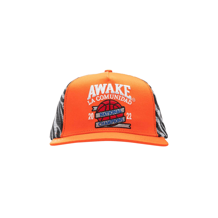 Awake NY National Champions Trucker Hat 'Orange'