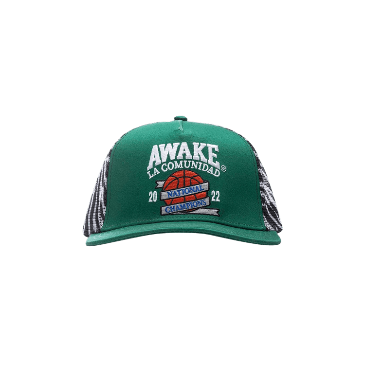 Awake NY National Champions Trucker Hat 'Green'