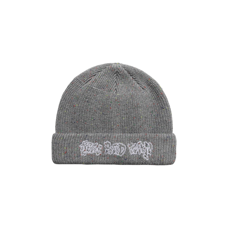Real Bad Man Wild Record Knit Beanie 'Grey'