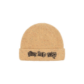 Real Bad Man Wild Record Knit Beanie 'Light Brown'