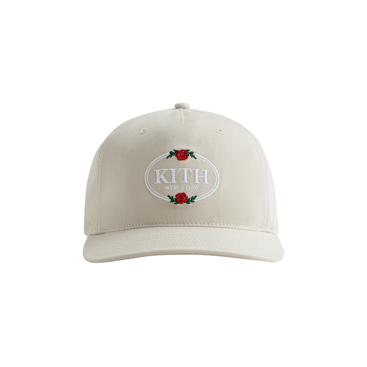 Kith Twill Pinch Crown Snapback Hat 'Hallow'