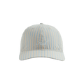 Kith Striped Poplin Cap 'Pebble'