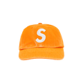 Supreme Pigment Canvas S Logo 6-Panel 'Orange'