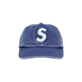 Supreme Pigment Canvas S Logo 6-Panel 'Navy'