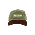 Supreme Suede Visor Camp Cap 'Light Olive'