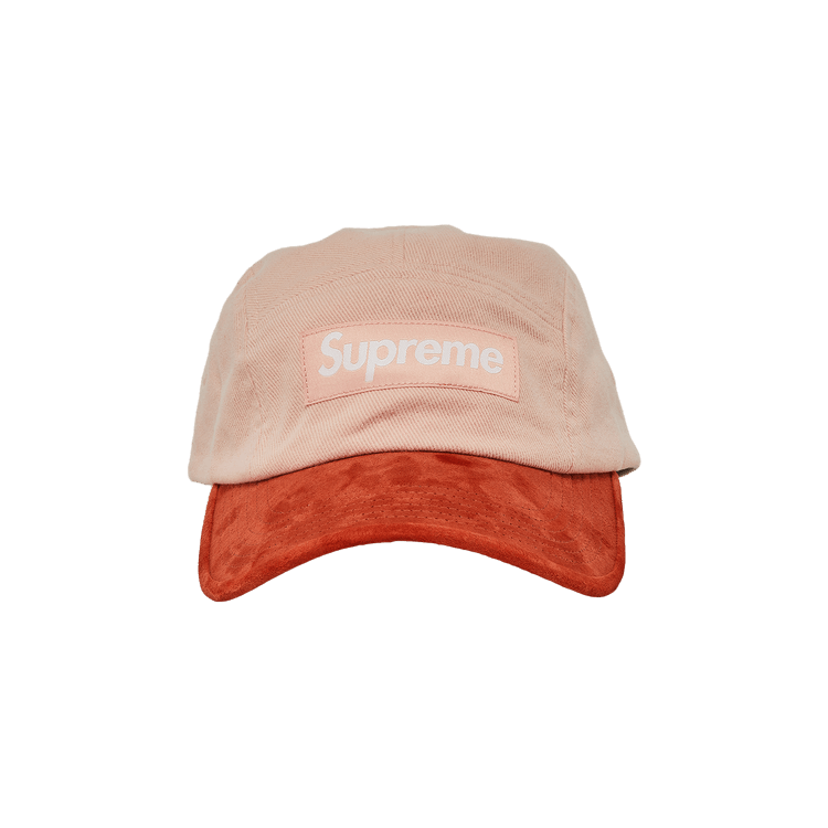 Supreme Suede Visor Camp Cap 'Peach'