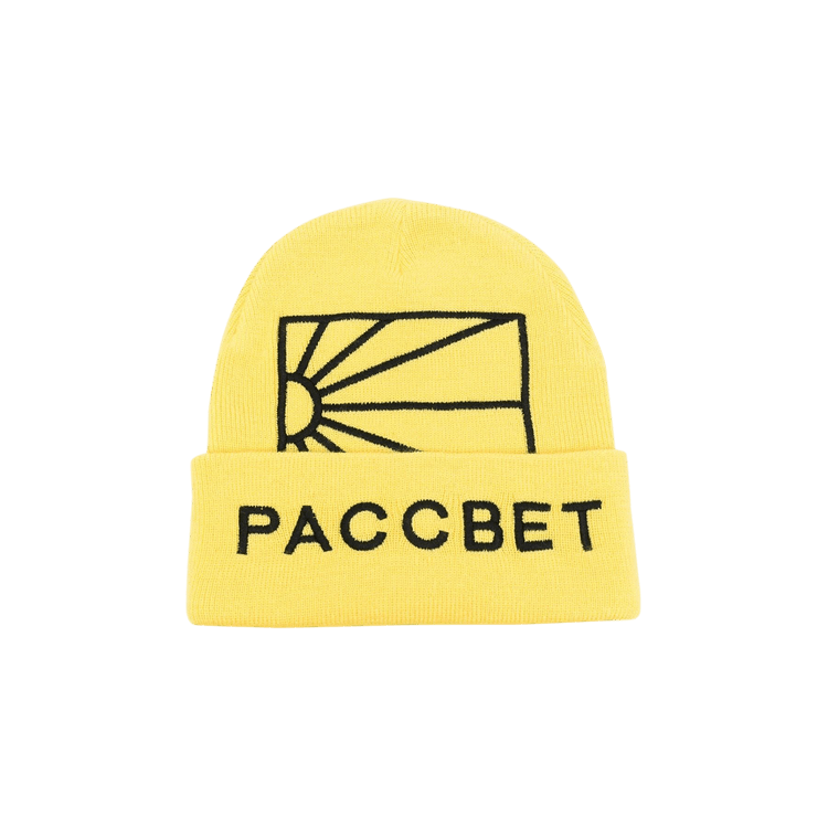 Rassvet x PACCBET Big Logo Beanie 'Yellow'