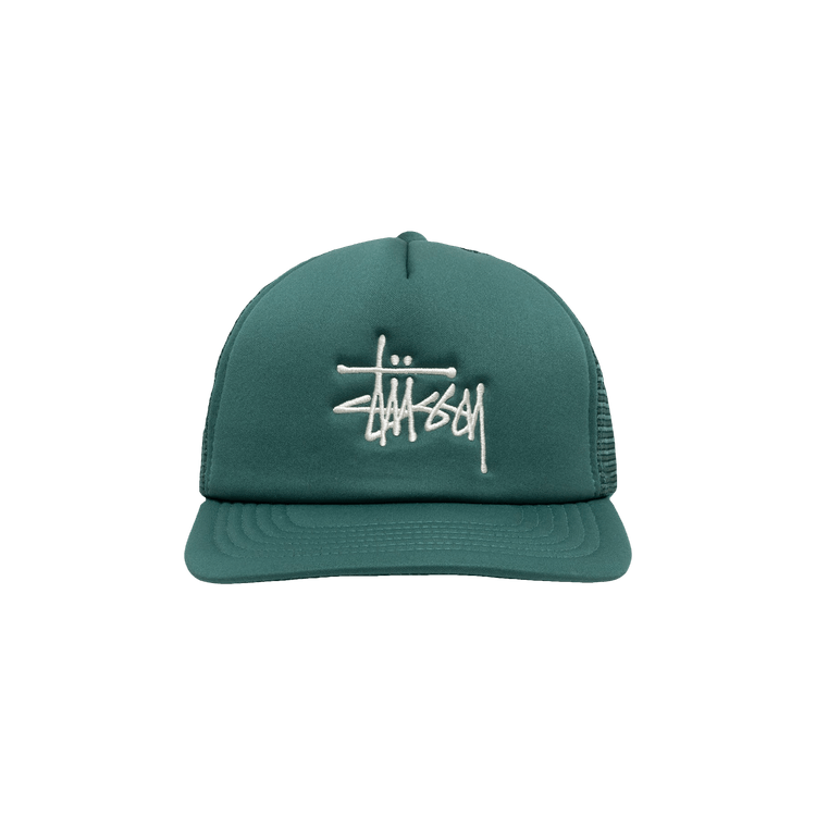 Stussy Big Basic Trucker Cap 'Dark Teal'