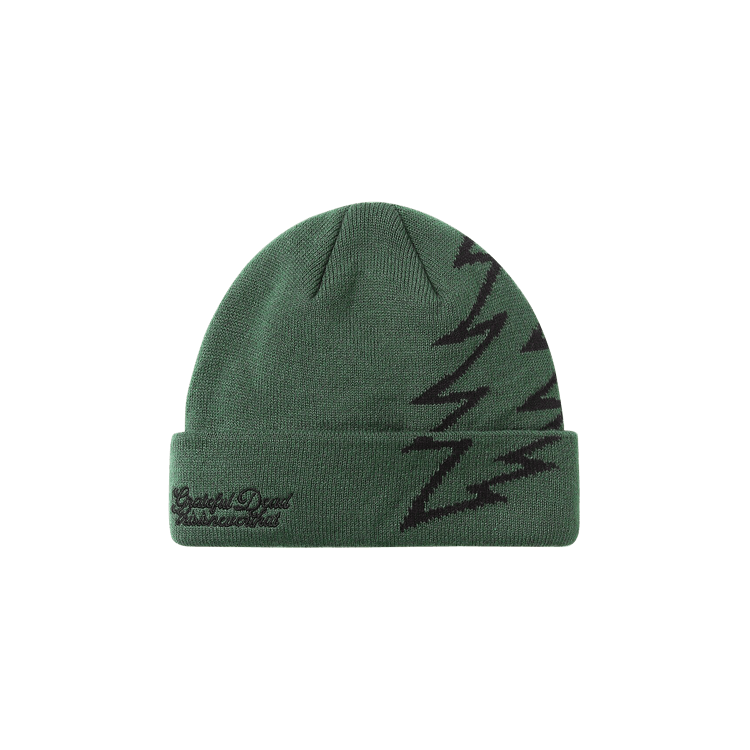 thisisneverthat x Greatful Dead Lightning Beanie 'Moss'