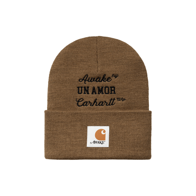 Carhartt WIP x Awake NY Un Amor Beanie 'Hamilton Brown/Black'