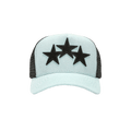 Amiri 3 Star Trucker Hat 'Aqua'