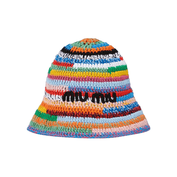 Miu Miu Crochet Hat 'Multicolor'