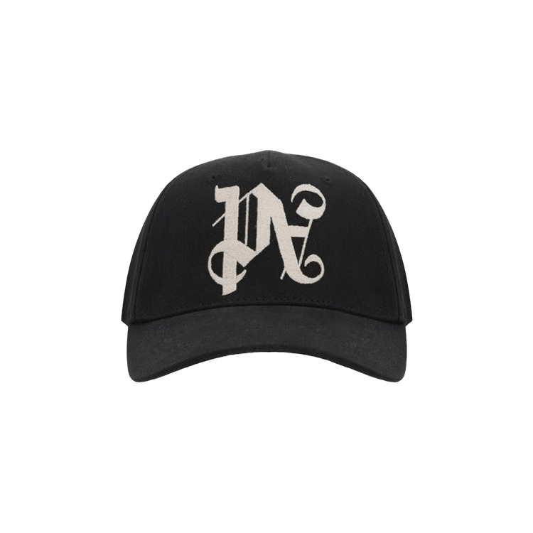 Palm Angels Monogram Cap 'Black/Off White'