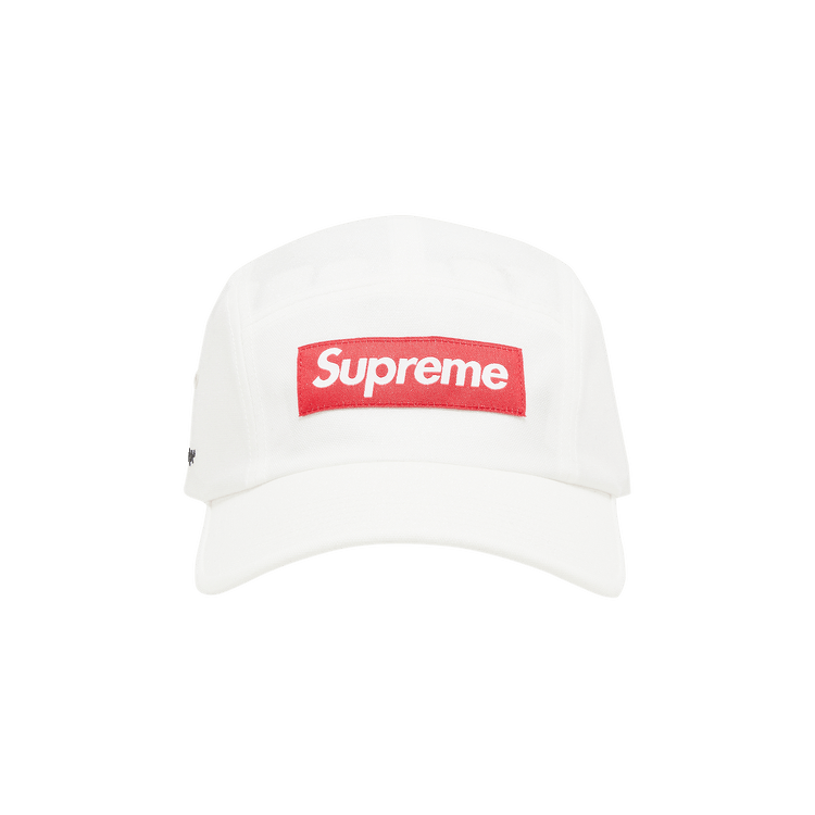 Supreme Glitter Cordura Camp Cap 'White'
