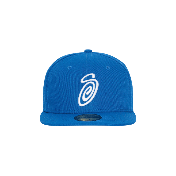 Stussy Curly S 59Fifty New Era Cap 'Royal Blue'