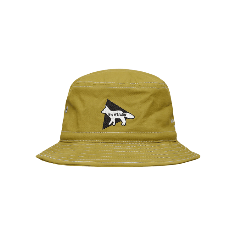 And Wander x Maison Kitsune Hat 'Green'