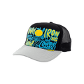 Kapital Coneycowbowy Trucker Cap 'Black/Grey'
