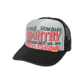Kapital Kountry Dirty Shrink Trucker Cap 'Grey/Black'