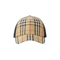 Burberry Check and Mesh Cap 'Archive Beige'