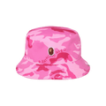 BAPE Woodland Camo Bucket Hat 'Pink'