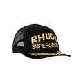 Rhude Canvas Supercross Trucker Hat 'Black'