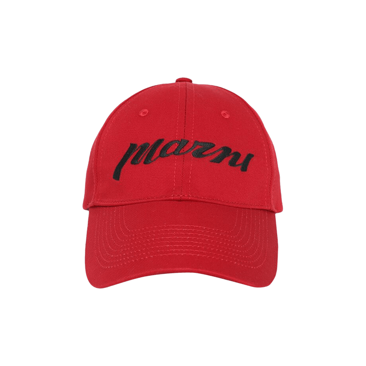 Marni Baseball Cap 'Chilli Red'
