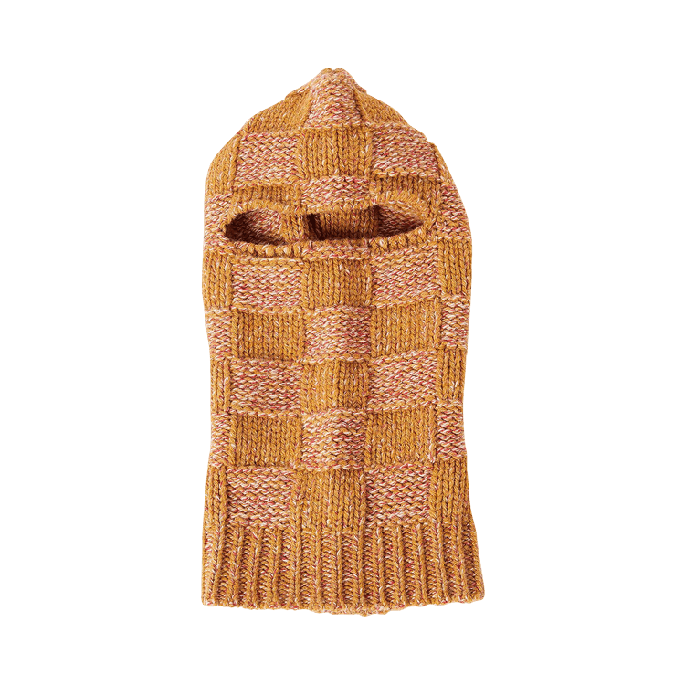 Marni Chequerboard Balaclava 'Butter Cream'
