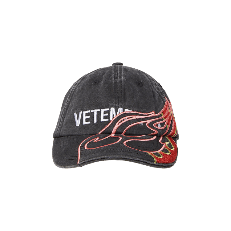 Vetements Flame Logo Cap 'Black'